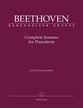 Complete Piano Sonatas Study Scores sheet music cover